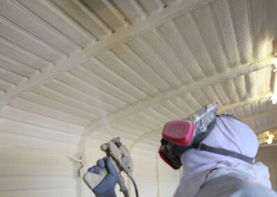 Spray Foam Insulation in Metal Buildings in Durant
